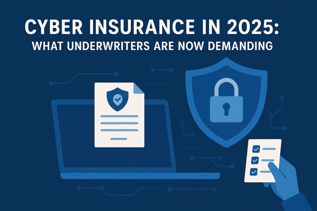 Cyber Insurance in 2025: What Underwriters are Now Demanding